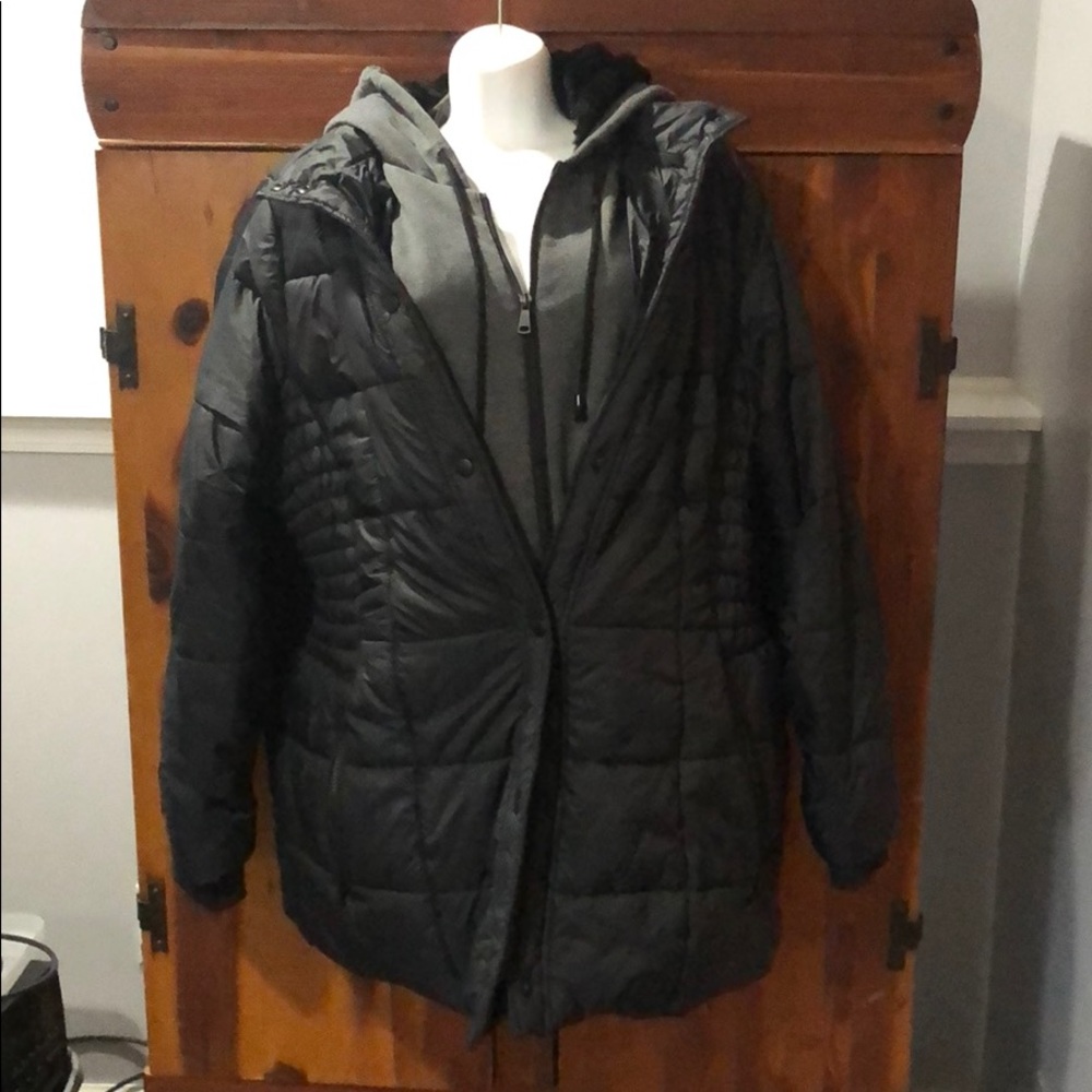 Black winter coat